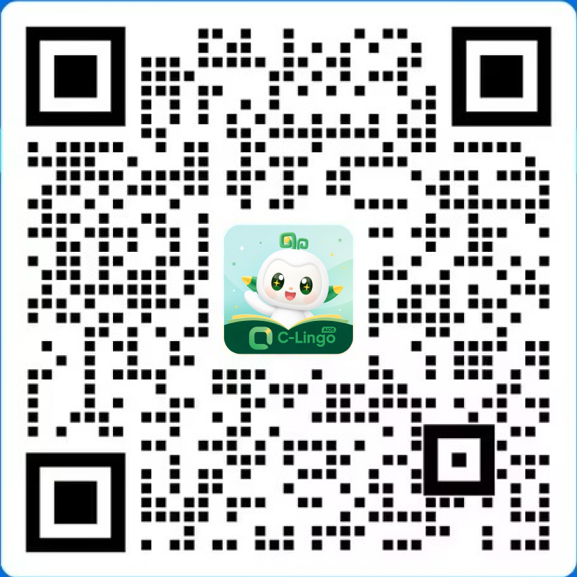 C-Lingo WeChat QR code